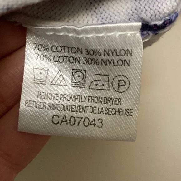 CYTHIA ROWLEY Purple Patterned Button Up Cardigan - Picture 4 of 5